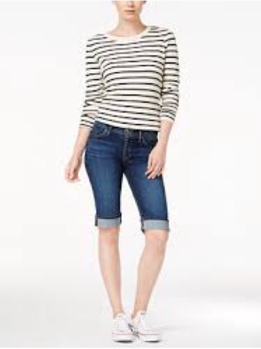 Hudson Amelia Cuffed Bermuda Shorts size 28